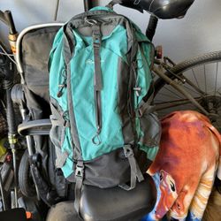 Teal Hiking backpack 