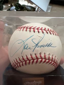 Lou Piniella autographed ball