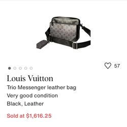 LV Trip Messenger leather bag