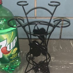 Large Metal Leaf Candle Holder Tea Lights Hold Restaurant Romantic Chic Earthy