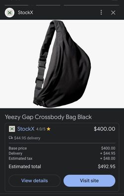 YEEZY / GAP Crossbody Bag for Sale in Albuquerque, NM - OfferUp YEEZY / GAP Crossbody Bag for Sale in Albuquerque, NM - OfferUp