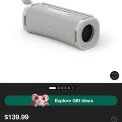 Sony ULT FIELD 1 Wireless Waterproof Portable Bluetooth Speaker, Off White