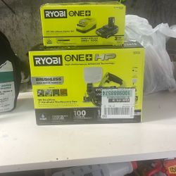 Ryobi 18V Handheld Tile Saw w/battery & Blade