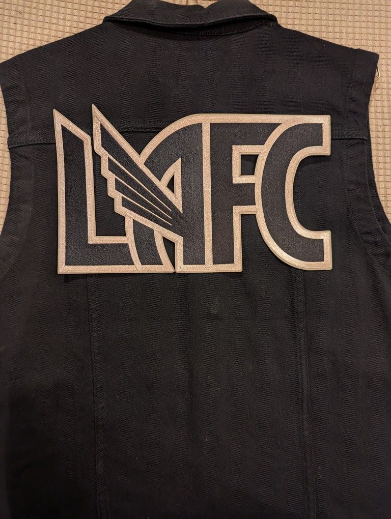 LAFC PATCH LOGO BACK PATCH JACKET VEST HAT SHIRT SCARF