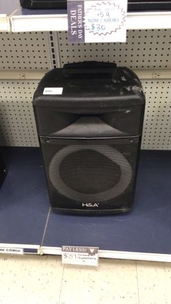 Portable speakers