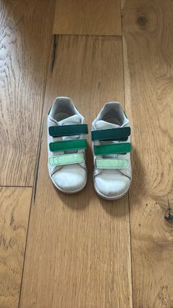Adidas Stan Smith Kids Toddler Boys Velcro Shoes Size 10