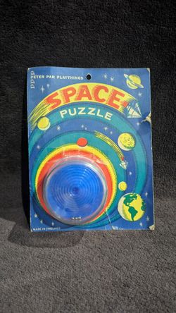 Vintage Peter Pan Playthings "Space Puzzle" – Made in England – 1960s Dexterity Game