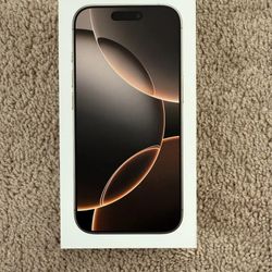 Iphone 16 Pro Box Listing 