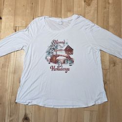 NEW Maurices 'Home For The Holidays' Top (XXL)