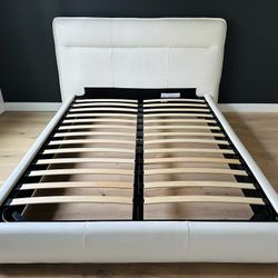 Leather Queen Bed 