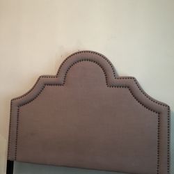 Queen Grey Headboard 