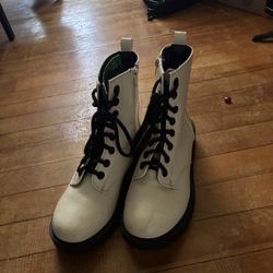 White Womens Boots