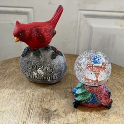 2 Christmas Decorations / Ornaments