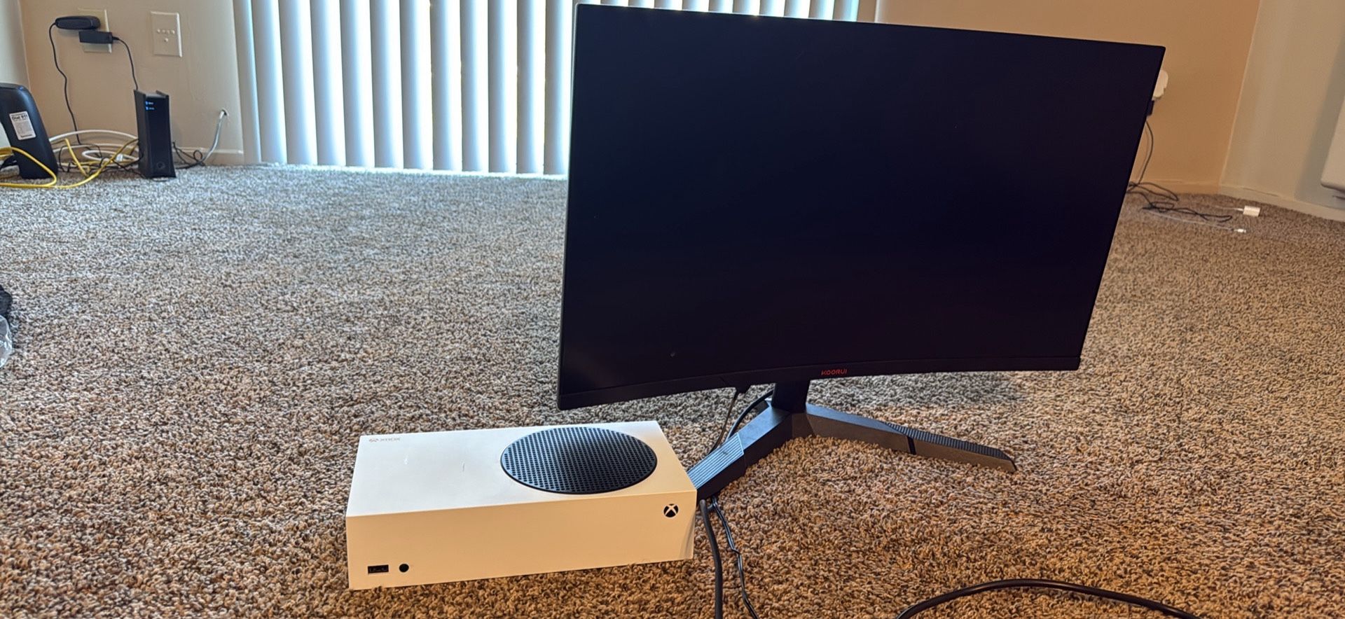 Xbox Series S and Koorui Monitor 1440p 120hz