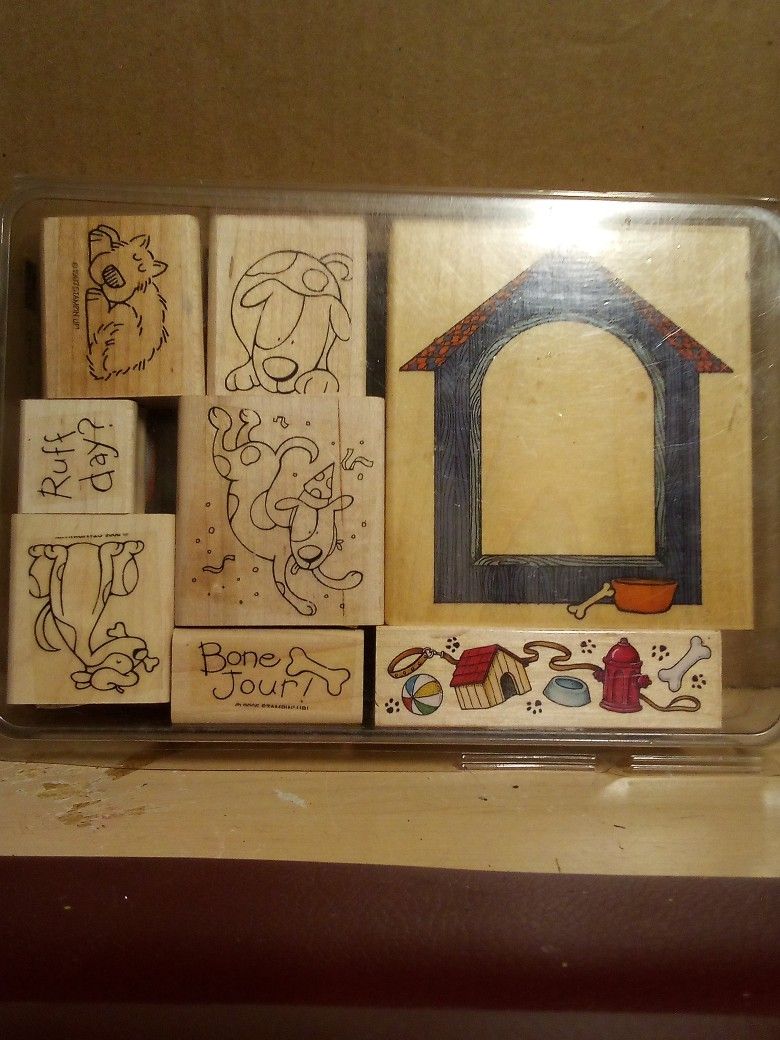 Dog Theme Rubber Stamps & Supplies