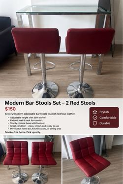 Bar Stools  Set 2
