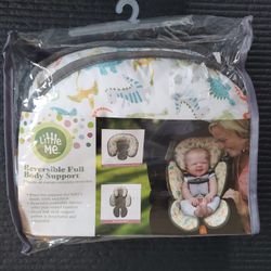 Reversible full body support for baby car seat 