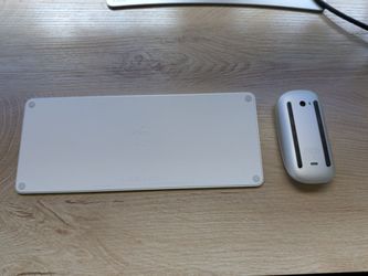 Apple keyboard and mouse