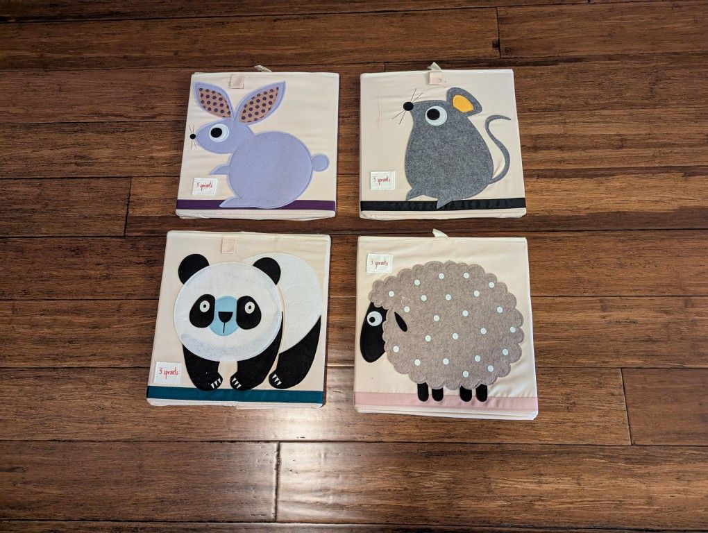 3 Sprouts Storage Bins (4) Total