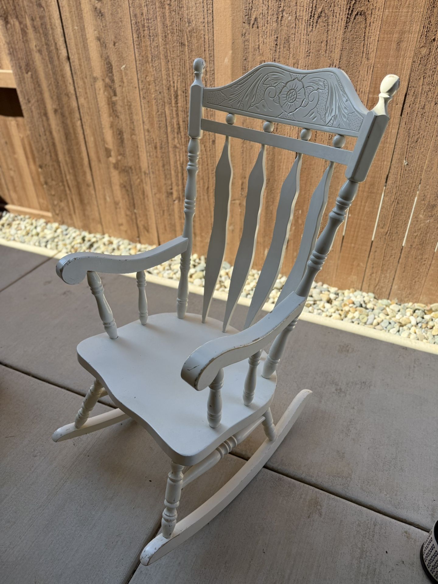 Solid Wood Rocking Chair $40