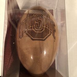 Ohio State Wooden Collectible Football NIB
