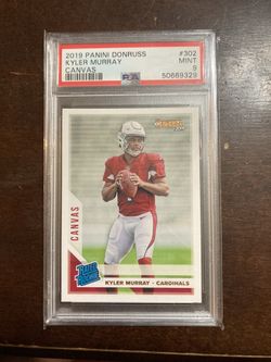 2019 Panini Donruss Canvas Kyler Murray #302 Psa 9 (Will Meet For Local Pickup Within Bay Area)