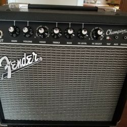 Fender Champion 20 Guitar Amplifier With Cables Bundle  Brand New, $150 Total Value,  No Box