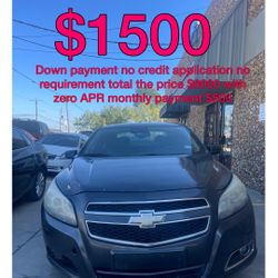 2015 Chevy Malibu No Credit Application No Requirement