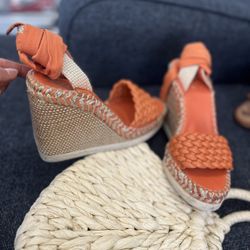 Vince Camuto Lace Up Wedges 
