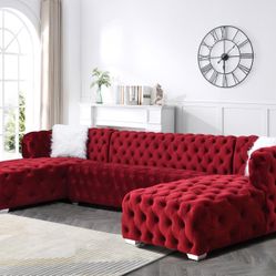 ‼️Sale 1 Left‼️ 3PC Bollywood Upshape sectional 