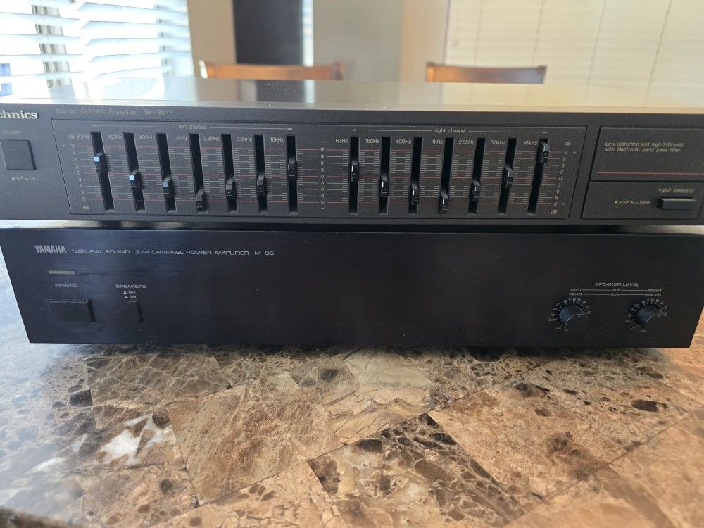 Technics Eq Yamaha Amplifier