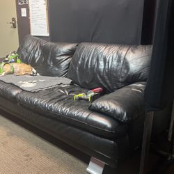 Italian leather couch
