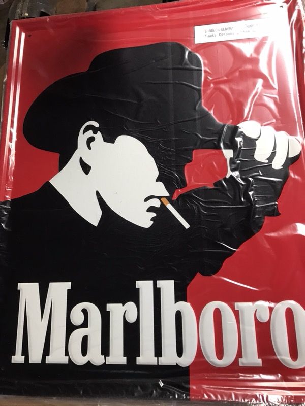 Marlboro Man Metal Sign
