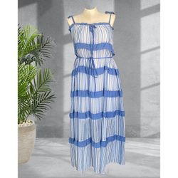 Perfectly Priscilla No Holds Barred Tiered Maxi Dress Sz 3X