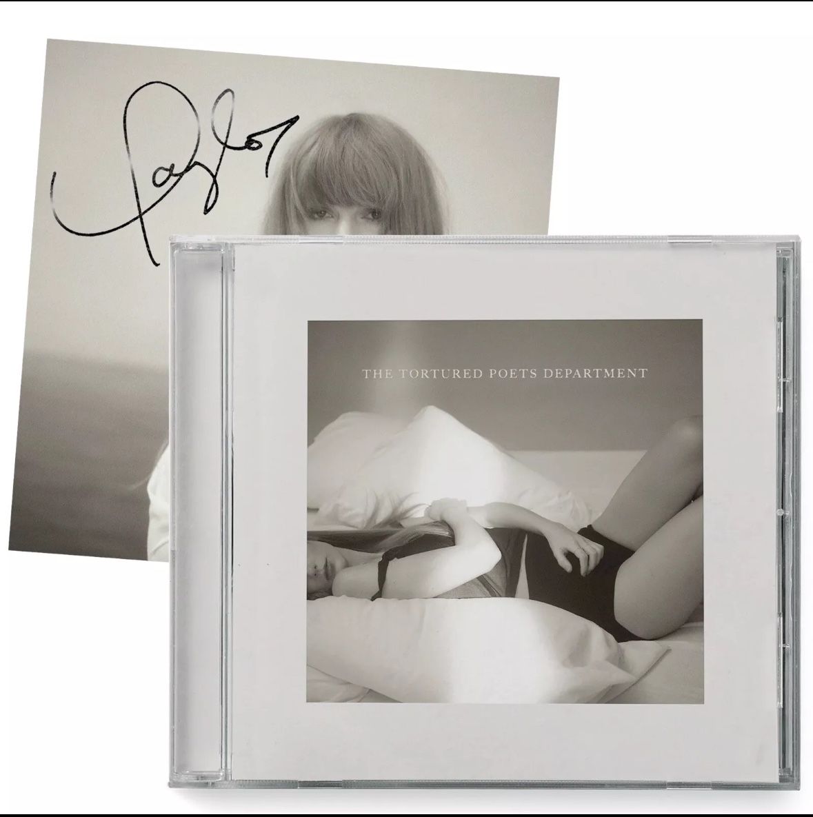 Brand New Taylor Swift Cd Tortured Poets SIGNED manuscript