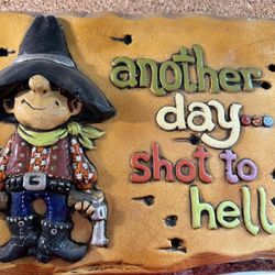 Vintage 3-D chalk ware  picture