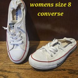 Womens Size 8 Converse Slip Ons Great Cond Like New 