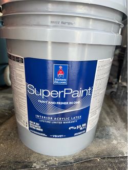 Cubeta de pintura nueva para paredes el color es ese el que está  arriba dela tapa