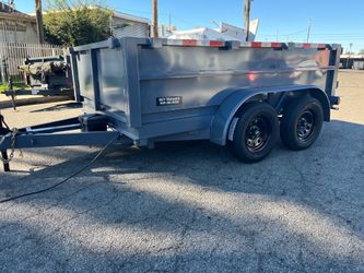 Dump trailer 8x10x2