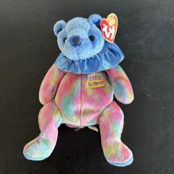 TY Beanie Baby Birthday Bear Named September 