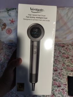 High Speed Hair Dryer, 110,000 RPM Brushless Motor, Fast Drying Ionic Blow Dryer, 200 Million Plasma Ions, Ultra Quiet, Lightweight, Diffuser Included