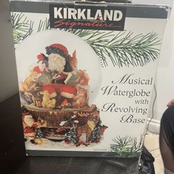 Brand New Kirkland Christmas Musical Waterglobe