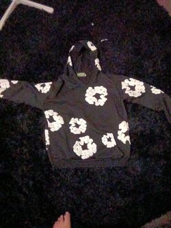 Denim tears hoodie black white