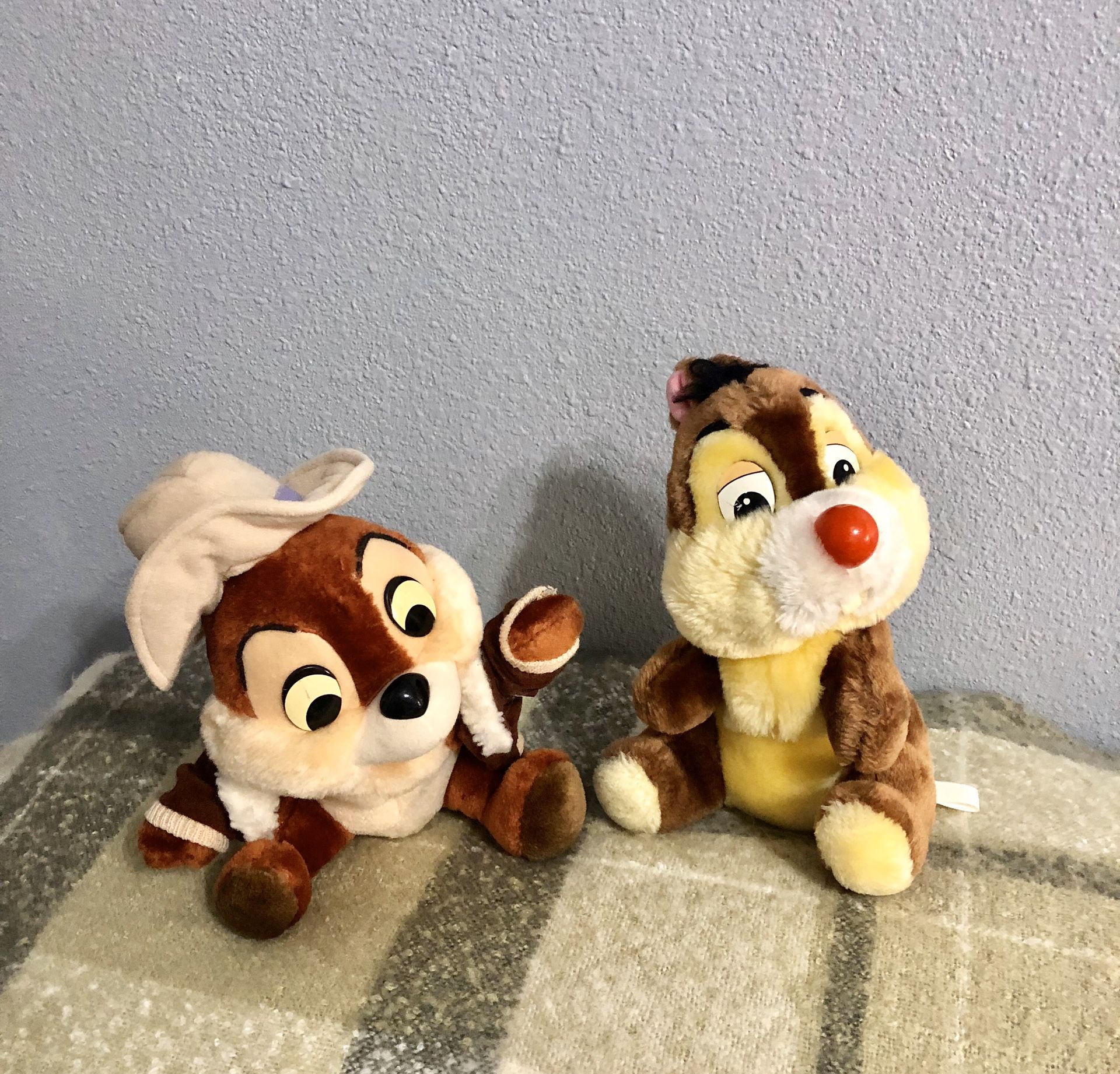 Disney VINTAGE Chip and Dale stuffed animals