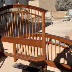 Queen Thomasville Solid Cherrywood Bed frame
