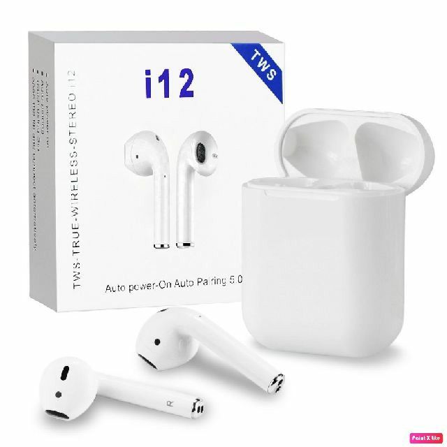 i12 TWS Wireless Bluetooth Earbuds With Charging Box