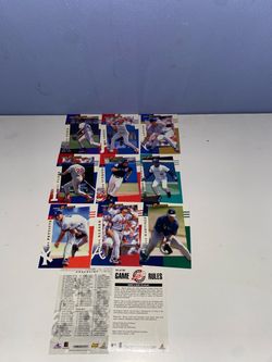 1995 Pinnacle Performers Baseball Cards – 18 Card Set/Lot