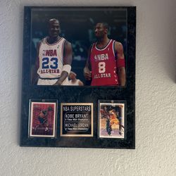 MJ+ Kobe usa all star pic + mj exclusive card 