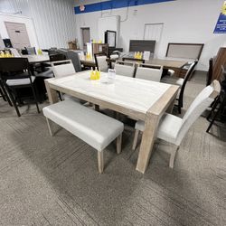 New Genuine Marble Dining Set