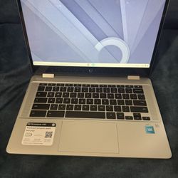 HP - 14" Chromebook - Intel Celeron - 4GB Memory - 64GB eMMC - Modern Grey